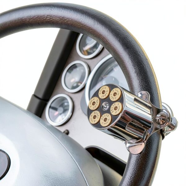 United Pacific Steering Wheel Spinner Chrome Aluminum-6