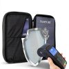 Zero Grid RFID Passport Wallet Black Nylon-7