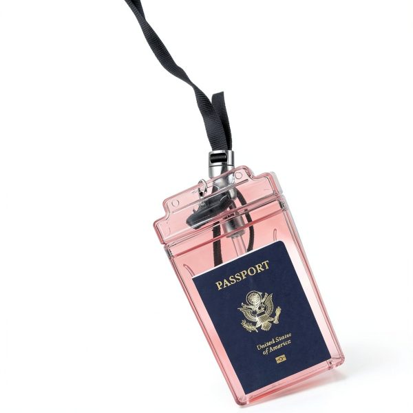 Passport Wallet Specialist ID Black Plastic Zipper-6