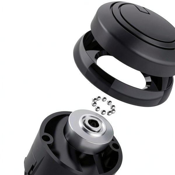 Herxsin Steering Wheel Knob Plastic Metal Design-1