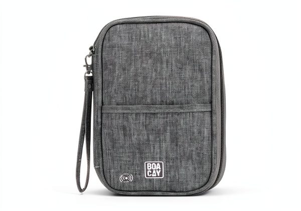 Boacay RFID Travel Wallet Unisex Waterproof Leather-3