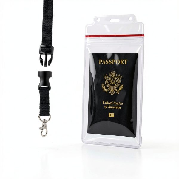 Passport Wallet Specialist ID Black Plastic Zipper-1