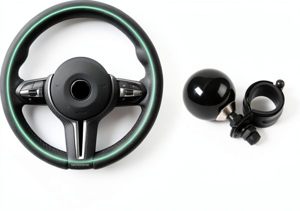 8 Ball Steering Wheel Knob FSTURIOS Iron Black-2