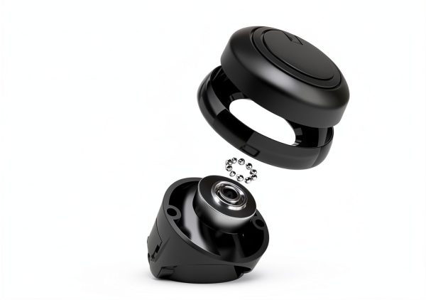 Steering Wheel Spinner NYTKL Black Alloy Steel-2
