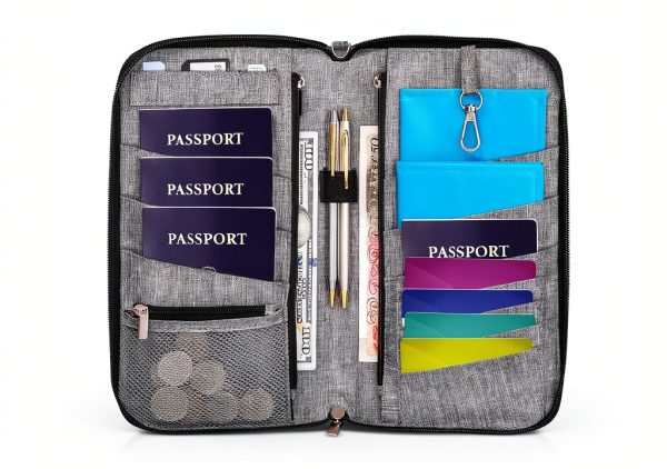 Travel Organizer Holifesy RFID Gray Large-0