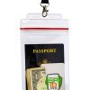 Passport Wallet Specialist ID Black Plastic Zipper-5