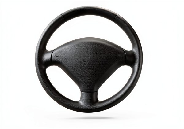 BWBWND Woodgrain Steering Wheel Spinner Iron-4