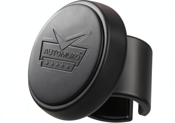 AutoMuko Steering Wheel Spinner Black ABS Design-6