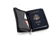 Zero Grid RFID Passport Wallet Black Nylon-4