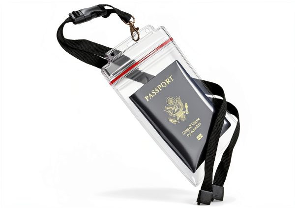 Passport Wallet Specialist ID Black Plastic Zipper-3