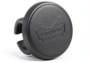 AutoMuko Steering Wheel Spinner Black ABS Design-0