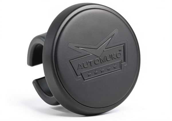 AutoMuko Steering Wheel Spinner Black ABS Design-0