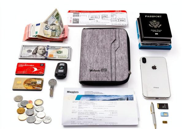 Travel Organizer Holifesy RFID Gray Large-1
