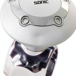 Steering Wheel Spinner Hypersonic ABS Silver Knob-0