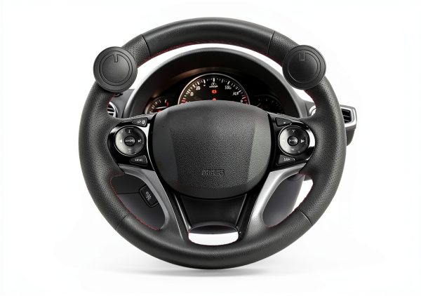 JONMON Steering Wheel Knob ABS Silicone AntiSkid-3