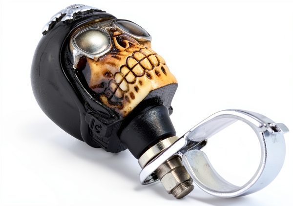 Arenbel Skull Steering Wheel Spinner Resin Aluminum-3