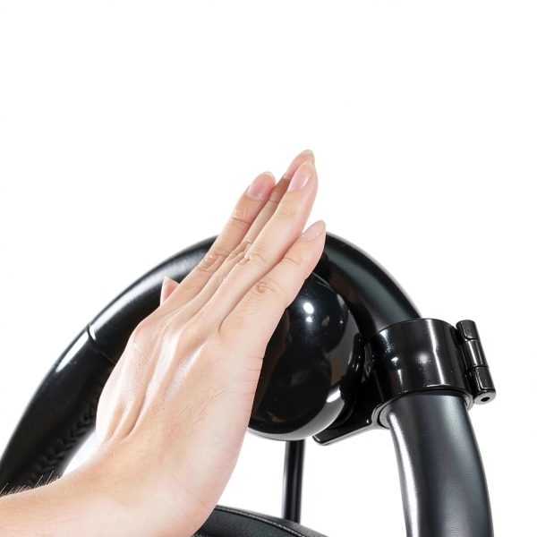 HQRNYP Steering Wheel Spinner Resin Iron 8Ball-3