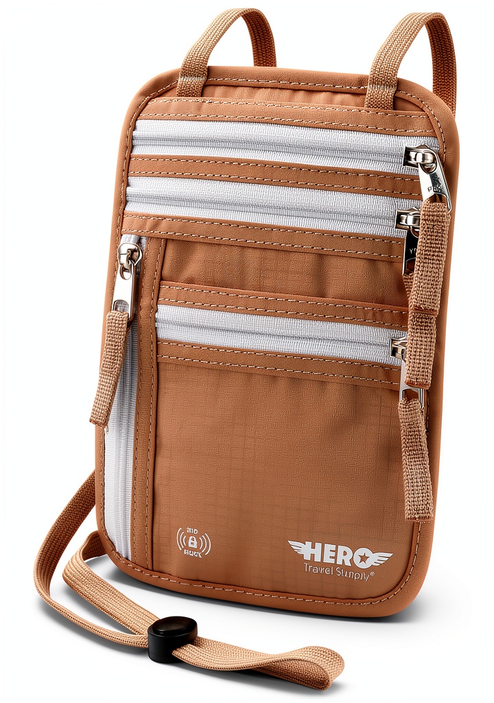 Hero Travel Supply Neck Wallet unboxed