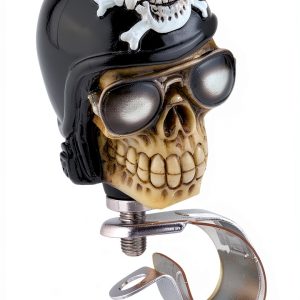 Arenbel Skull Steering Wheel Spinner Resin Aluminum-0