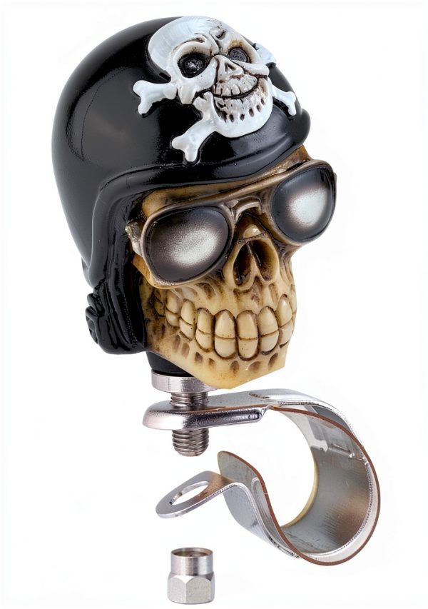 Arenbel Skull Steering Wheel Spinner Resin Aluminum-0