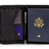 Zero Grid RFID Passport Wallet Black Nylon-1