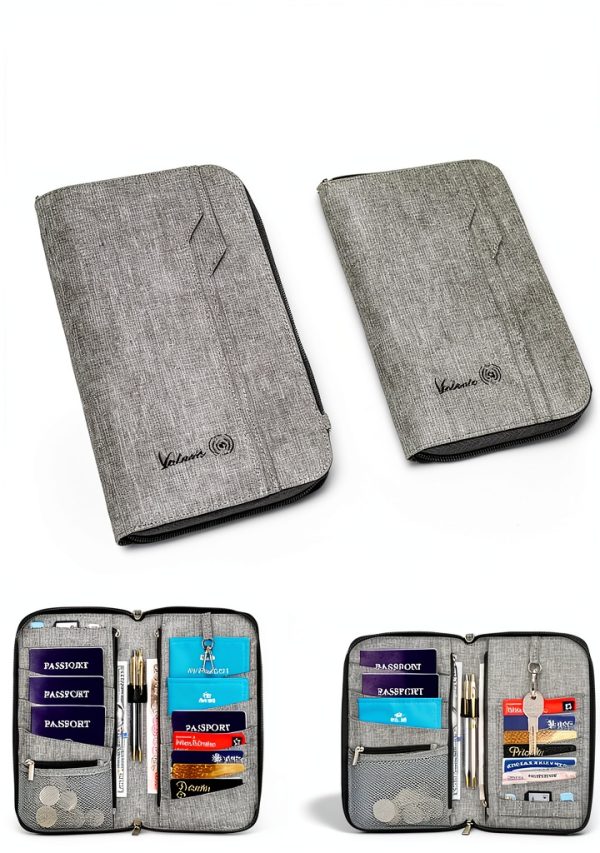 Travel Organizer Holifesy RFID Gray Large-5
