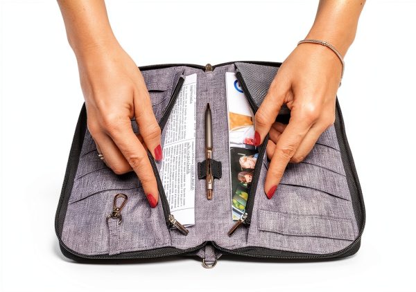 Travel Organizer Holifesy RFID Gray Large-4