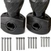 Steering Wheel Spinner Spurtar Black Manual Knob-0