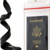 Passport Wallet Specialist ID Black Plastic Zipper-0