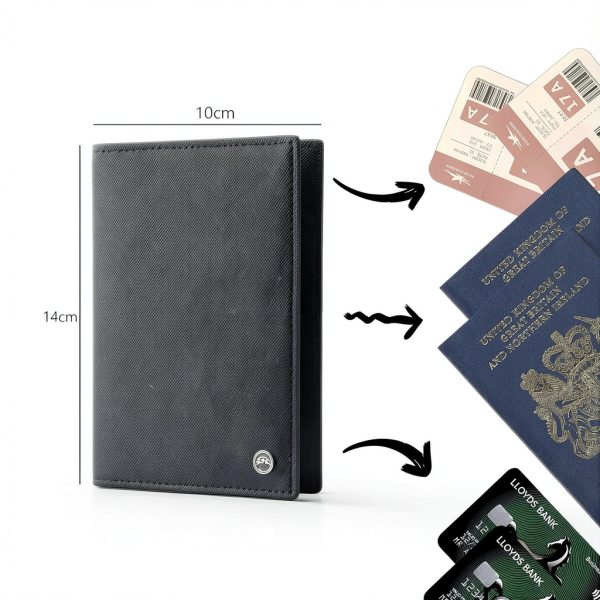 Passport Holder Snazzy Hawk RFID Slim Wallet-1