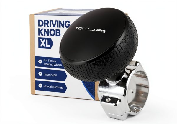 Top Life Silicone Steering Wheel Knob for Large Trucks-0