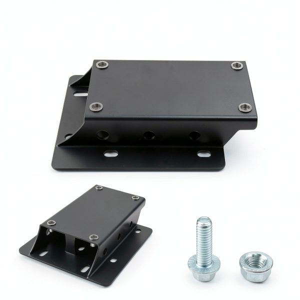 Gemigard Mini Bike Engine Riser Plate Black GE-S42 Heavy Duty Steel-1