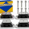 GOLKNHA Watercraft Engine Mounts 4‑Piece Set for WaveRunner 2011‑2020-0