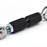 Front Lower Stabilizer Link Unrestricted Walk Black Anodized Touring-0