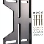JMCHstore Mini Bike Engine Mount Plate 10mm Aluminum Bracket Kit, for Coleman B100 RB100 Mega Moto mm80, for Hoverheart MB001 Baja DB30 Motovox MBX10, Direct Bolt-On Swap for Predator 212 196 224cc-0