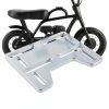 JMCHstore Mini Bike Engine Mount Plate 10mm Aluminum Bracket Kit, for Coleman B100 RB100 Mega Moto mm80, for Hoverheart MB001 Baja DB30 Motovox MBX10, Direct Bolt-On Swap for Predator 212 196 224cc-5